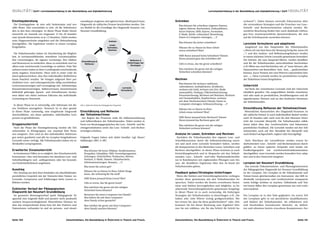 QUALITÄT I Zarfl I Lernstandserhebung in der Basisbildung und Alphabetisierung                                                                           Lernstandserhebung in der Basisbildung und Alphabetisierung I Zarfl I QUALITÄT



Einstiegsberatung                                              onsadäquat reagieren und agieren kann. Idealtypisch kann     Schreiben                                                   rechnen?“). Dabei können wertvolle Erkenntnisse über
  Die Einstiegsphase ist eine sehr bedeutsame und sen-         Diagnostik als zyklischer Prozess beschrieben werden. Die-      Was können Sie schreiben (eigenen Namen,                 die verwendeten Strategien und die Ursachen von Lese-,
sible Phase. Hier entscheidet es sich, ob die Teilnehmen-      ses Modell ist die Grundlage des Diagnostik-Ansatzes von        eigene Adresse, Buchstaben, Einkaufslisten,              Schreib- und Rechenschwächen erkannt werden. We-
den in den Kurs einsteigen. In dieser Phase findet Einzel-     Neustart Grundbildung.                                          kurze Notizen, SMS, Karten, Formulare,                   sentliche Beachtung finden hier auch dialektale Färbun-
unterricht im Ausmaß von insgesamt 15 bis 20 Stunden                                                                           E-Mails, Briefe, Lebenslauf, Bewerbung,                  gen bzw. muttersprachliche Sprachstrukturen, die sich
statt (jeweils Kurstermine zu je 1,5 Stunden). Dabei werden                                                                    Daten in Computer eintragen, …)?                         auf die Schriftsprache auswirken können.
erste Diagnoseschritte eingeleitet und die Zielerarbeitung
                                                                                                                               Was können Sie sicher schreiben?
durchgeführt. Die Ergebnisse werden in einem Lernplan                                                                                                                                   Lernziele formulieren und adaptieren
festgehalten.                                                                                                                  Müssen Sie zu Hause/in Ihrer Arbeit                         Ausgehend von den Hauptzielen der Teilnehmenden
                                                                                                                               etwas schreiben? Was?                                    („Wenn ich mit dem Kurs/der Beratung fertig bin, kann ich
  Die Teilnehmenden haben im Einzelsetting die Möglich-                                                                                                                                 ...“) und den Analyse- und Reflexionsergebnissen werden
keit, in vertrauensbildender, stressfreier Lernatmosphäre                                                                      Hilft Ihnen jemand beim Schreiben? Nimmt                  in einem nächsten Schritt Lernziele gemeinsam formuliert.
                                                                                                                               Ihnen jemand ganz das Schreiben ab?
ihre Lernstrategien, ihr eigenes Lerntempo, ihre Stärken                                                                                                                                Die Schritte, die zum Hauptziel führen, werden detailliert
und Ressourcen zu entdecken, diese zu entwickeln und vor                                                                       Gibt es etwas, das Sie gerne schreiben?                   und für die Teilnehmenden nachvollziehbar beschrieben
allem erste motivierende Lernerfolge zu erleben. Viele Teil-                                                                                                                            (z.B. Silben aus zwei Buchstaben mit „st“ lesen können, alle
nehmer/innen haben in ihrer Lernbiografie entscheidende,                                                                       Was möchten Sie gerne mit der nötigen                    Namenwörter mit Kennsilben -heit, -keit, ... großschreiben
meist negative, Einschnitte. Diese sind in erster Linie da-                                                                    Sicherheit schreiben können?                              können, kurze Notizen mit zwei Wörtern aufschreiben kön-
durch gekennzeichnet, dass ihre individuellen Bedürfnisse                                                                                                                                nen ...). Diese Lernziele werden im persönlichen Lernplan
kaum beachtet wurden. Sie bringen aufgrund ihrer per-                                                                       Rechnen                                                      der Teilnehmer/innen festgehalten.
sönlichen Lern- und Lebensgeschichte völlig verschiedene                                                                       Was können Sie rechnen (addieren,
Lernvoraussetzungen und Lernzugänge mit. Arbeitstempo,                                                                         subtrahieren, multiplizieren, dividieren,                Unterricht
Konzentrationsvermögen, Selbstvertrauen, Kenntnisstand,                                                                        rechnen mit Geld, rechnen mit Zeit, Maße                  Auf Basis der vereinbarten Lernziele wird der Unterricht
fehlerhaft gefestigte Sprach- und Schreibmuster bestim-                                                                        umwandeln, Umfang-/Flächenberechnung,                    inhaltlich gestaltet. Die ausgewählten Inhalte orientieren
men daher mit vielen weiteren Faktoren das individuelle                                                                        Prozentrechnung, Rechnen mit Brüchen, Rechnen            sich sehr stark an persönlichen, berufsbezogenen und all-
Lernsetting im Unterricht.                                                                                                     mit Dezimalzahlen, Kopfrechnen, rechnen                  tagsrelevanten Themen und an den konkreten Interessen
                                                                                                                               mit dem Taschenrechner/Handy, Daten in                   der Teilnehmenden.
  In dieser Phase ist es notwendig, sehr behutsam mit die-     Abb. 2: Zyklischer Verlauf der Pädagogischen Diagnostik
                                                                                                                               Computer eintragen, Schlussrechnung, …)?
sen Verfahren umzugehen. Dennoch ist es aber gerade                                                                            Müssen Sie zu Hause/in Ihrer                             Einschätzung Reflexion der Teilnehmer/innen
in dieser Phase notwendig, eine eingehende Diagnostik          Einschätzung und Reflexion                                      Arbeit etwas rechnen? Was?                                 Wesentliches Kennzeichen des Diagnostik-Prozesses ist
durchzuführen, um einen optimalen, individuellen Lern-         der Teilnehmer/innen                                                                                                     der zyklische Verlauf. Je nach individuellem Bedarf werden
prozess zu gewährleisten.                                       Am Beginn des Prozesses steht die Selbsteinschätzung           Hilft Ihnen jemand beim Rechnen? Nimmt                   nach 20 Stunden oder nach zwei bis drei Monaten Unter-
                                                               und Selbstreflexion der Teilnehmenden. Dabei werden in          Ihnen jemand das Rechnen ganz ab?                        richt die Lernziele überprüft. Die Teilnehmenden reflek-
Gruppenunterricht                                              Form von Beratungsgesprächen die Lese-, Schreib- und Re-        Was möchten Sie gerne mit der nötigen                    tieren dabei über ihre Lernfortschritte und bekommen
 Nach der Phase der Einstiegsberatung werden die Teil-         chengewohnheiten sowie das Lese- Schreib- und Rechen-           Sicherheit rechnen können?                               persönliches Feedback. Die Lernziele werden mit den Teil-
nehmenden in Kleingruppen von maximal fünf Perso-              vermögen erhoben.                                                                                                        nehmenden auch auf ihre Aktualität hin überprüft und
nen integriert. Dort wird an den individuellen Zielsetzun-                                                                  Analyse im Lesen, Schreiben und Rechnen                     nach Bedarf nachgeschärft, ergänzt oder hinzugefügt.
gen weiter gearbeitet und alle im Lernplan festgehaltenen      Folgende Fragen haben sich dabei bewährt (vgl. Bauer/         Nachdem die Teilnehmenden ihre eigenen Lese- und
Lernziele weiter verfolgt. Alle Teilnehmenden haben ein in-    Sallaberger, 2007, S. 9ff):                                  Schreibkenntnisse durch die Selbsteinschätzung umris-         Nach Abschluss der Lernreflexion werden erneut be-
dividuelles Lernprogramm.                                                                                                   sen und auch erste Lernziele formuliert haben, werden       darfsorientiert Lese-, Schreib- und Rechenanalysen durch-
                                                               Lesen                                                        die Kompetenzen in den Bereichen Lesen, Schreiben und       geführt, zu einem späteren Zeitpunkt wird wieder ein
Erweiterter Einzelunterricht                                       Was können Sie lesen (Plakate, Straßennamen,             Rechnen durchgeführt. In dieser Phase kommen je nach        Feedbackgespräch mit Lernfortschrittsdokumentation
  In bestimmten Fällen ist es möglich, den Einzelunterricht        Prospekte, Fahrpläne, SMS, Fernsehprogramm,              Entwicklungsbereich und in Absprache mit den Teilneh-       durchgeführt, neue Lernziele werden formuliert bzw. adap-
fortzusetzen. Dies wird besonders bei absoluten Lese- und          Zeitungen, Zeitschriften, Postkarten, Bücher,            menden Lese-, Schreib- und / oder Mathematikchecklis-       tiert und in den Unterricht integriert.
Schreibanfängern und -anfängerinnen oder bei besonde-              Notizen, E-Mails, Namen, Urlaubsschein,                  ten in Kombination mit ergänzenden Übungen zum Ein-
ren Förderbedürfnissen angeboten.                                  Arbeitsanweisungen, Rezepte, …)?                         satz, die detaillierte Ergebnisse über den Ist-Stand der    Lernplan bei Neustart Grundbildung
                                                                   Was lesen Sie schon gut?                                 Teilnehmenden geben.                                          Das zentrale Dokumentations- und Planungsinstrument
Ausstieg                                                                                                                                                                                der Pädagogischen Diagnostik bei Neustart Grundbildung
                                                                    Müssen Sie zu Hause/in Ihrer Arbeit Dinge
  Der Ausstieg aus dem Kurs beinhaltet ein abschließendes
                                                                    lesen, die schwierig für Sie sind?
                                                                                                                            Feedback geben    trategien hinterfragen
                                                                                                                                          /S                                            ist der Lernplan. Der Lernplan ist für Teilnehmende und
persönliches Gespräch mit der Trainerin/dem Trainer, wo                                                                      Wenn die Stärken und Entwicklungsbereiche vorliegen,       Trainer/innen gleichermaßen ein Instrument, das hilft in-
Lernziele, Lernprozess und Erfahrungen beim Lernen re-              Hilft Ihnen jemand beim Lesen? Wer?                     werden diese gemeinsam mit den Teilnehmenden be-            dividuelle Lernprozesse und Lernfortschritte transparent
flektiert werden.                                                   Gibt es etwas, das Sie gerne lesen?                     sprochen. Dabei werden die bereits erworbenen Kennt-        sowie Erfolge sichtbar zu machen. Teilnehmde und Trai-
                                                                                                                            nisse und Stärken hervorgehoben und mögliche, zu be-        ner/innen füllen den Lernplan gemeinsam aus und evalu-
                                                                   Was möchten Sie gerne mit der nötigen
Zyklischer Verlauf der Pädagogischen                               Sicherheit lesen können?
                                                                                                                            arbeitende Entwicklungsbereiche gemeinsam festgelegt.       ieren laufend.
Diagnostik bei Neustart Grundbildung                                                                                        In dieser Phase ist es auch notwendig, die bisherigen
 Im gesamten Beratungsverlauf spielt Pädagogische Di-              Benutzen Sie einen Computer/ein Handy?                   Strategien der Teilnehmenden zu hinterfragen (z.B. „Sie     Der Lernplan ist in drei Teile gegliedert: Im ersten Teil
agnostik eine tragende Rolle und passiert nicht punktuell,         Was haben Sie mit dem Computer/                          haben sehr viele Wörter richtig großgeschrieben. Wo-        des Lernplans geht es um persönliche Qualifikationen
                                                                   dem Handy schon gemacht?
sondern lernprozessbegleitend. Wesentliches Element ist,                                                                    her wissen Sie, dass Sie diese großschreiben?“ oder „Wie    und Stärken der Teilnehmenden. Sie reflektieren sich
dass das entsprechende Know-how bei den Trainern und               Was würden Sie gerne mit dem Computer/                   kommen Sie bei dieser Rechnung zum Ergebnis? Kön-           und beschreiben lernrelevante Bereiche, sie definie-
Trainerinnen vorhanden ist und sie persons- und situati-           dem Handy machen können?                                 nen Sie mir erklären, wie Sie das Schritt für Schritt be-   ren und erkennen bereits erworbene Kompetenzen (for-



Seite 140                                        Zwischenbilanz. Die Basisbildung in Österreich in Theorie und Praxis.      Zwischenbilanz. Die Basisbildung in Österreich in Theorie und Praxis.                                         Seite 141
 