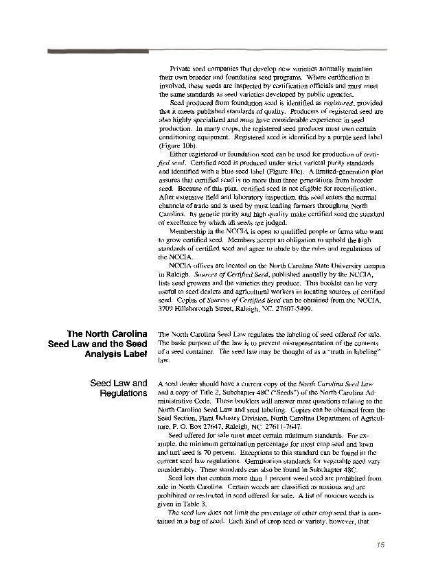 Seed Seed Quality A Guide For Seed Producers Farmers And Home Ga Seed Seed Quality A Guide For Seed Producers Farmers And Home Ga
