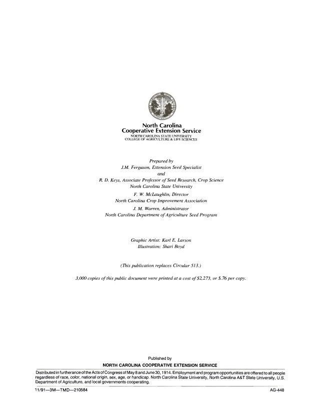 Seed Seed Quality A Guide For Seed Producers Farmers And Home Ga Seed Seed Quality A Guide For Seed Producers Farmers And Home Ga