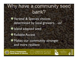 Seed Collection, Cleaning, Saving and Storage | PDF