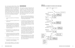 42 BRE EDING ORGANIC V EGE TABL E S 43 
CHAPTER FOUR: STEP-BY-STEP CROP IMPROVEMENT 
ever, it has been done. Roberta Bunker of Maine successfully stabilized Super Chili, creating an OP called Matchbox Hot Pepper. Another diligent breeder de-hybridized the Copra onion, creating an OP called New Dawn. One very nice stabilized hybrid is Early Moon Beam watermelon, which Alan Kapuler, founder of Peace Seeds, selected from Yellow Doll. Some hybrids vary wildly in the F2, others hardly at all, and some are suspected of being hybrids in name only—and could actually be OP varieties! 
To stabilize a hybrid: 
1. Select and save seed from an F1 hybrid population. 
2. Grow out as many plants as possible from the seed of the F1. 
3. You will get a wide variation in the F2 generation; select the plants that most resemble the original F1 parent.* (Or, if you choose, you can move the breeding project in a totally different direction and try to stabilize some of the interesting segregates.) 
4. Plant seeds from your selected plants and again select from the F3 generation for those most like the F1 ideotype. 
5. Continue this process with each succeeding generation. Each generation will contain more plants that look like the type for which you are selecting. 
6. For each generation, rogue out variant plants. 
7. By the eighth to the tenth generation, it is possible that your variety has stabilized. 
*TIP: For accurate comparison, it is very useful to plant out the original F1 hybrid each year of selection. 
BACKCROSSING 
Backcrossing is crossing an F1 hybrid back to one of its parents. This technique is generally used to transfer a trait or set of traits from one variety to another. For example, you may want to breed a bush version of Small Sugar pumpkin. You cross Small Sugar with a bush zucchini. The F1 doesn’t look much like Small Sugar so you cross the F1 back to Small Sugar. 
1. Select the recurrent parent (background or base parent) and the donor parent (the parent with one or two desired traits) and create the F1. (See Figures 4.5A and 4.5B.) 
2. If the desired trait is dominant, cross the F1 to the recurrent parent immediately. If the desired trait is recessive, allow the F1 to self or cross with F1 siblings. Then select an F2 plant with the desired trait and backcross it to the recurrent parent. 
3. If the backcross is similar enough to your recurrent parent with the desired trait, use one of the above methods and stabilize. If it is not similar enough, select plants with the desired trait and backcross again to the recurrent parent. (If the trait is recessive, self the backcross to recover the desired trait and then cross back to the recurrent parent.) 
4. Repeat backcrossing until you have reached a similar-enough phenotype to your recurrent parent with the desired trait from the donor. Then stabilize using recurrent selection, pedigree, or pureline selection. 
Backcrossing for a dominant trait: Breeding a white acorn squash Green Acorn Squash x White Scallop (ww) (WW) Green Acorn (ww) F1 (Ww) all white 1st Backcross Green Acorn (ww) 2nd Backcross Green Acorn 3rd Backcross Green Acorn 4th Backcross Self Ww white ww green Ww white ww green Ww white ww green Ww white ww green Ww white ww green WW white Ww White Ww White ww green 1:1 ratio white to green 1:1 ratio white to green 3:1 ratio white to green Conduct a progeny test (see p. 53) to determine genotype. Conduct a progeny test (see p. 53) to determine genotype. Conduct a progeny test (see p. 53) to determine genotype. 50% acorn genes 75% acorn genes 87.5% acorn genes 93.75% acorn genes 96.875% acorn genes 1:1 ratio white to green 
FIGURE 4.5A 
BACKCROSSING FOR A DOMINANT TRAIT: BREEDING A WHITE ACORN SQUASH 
GREEN ACORN × WHITE SCALLOP 
(ww) (WW) 
×  