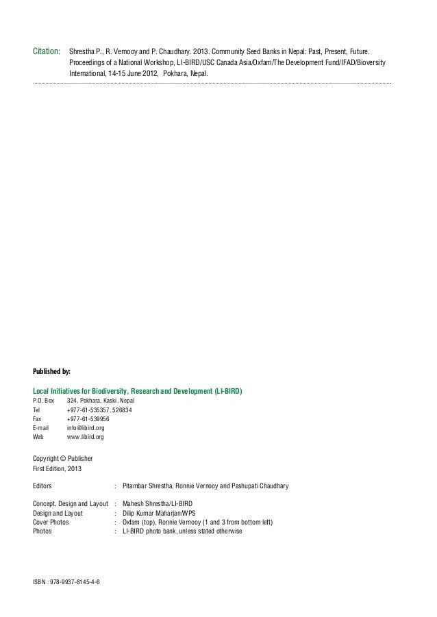 Canada Grains Council 1999 Statistical Handbook Meghalaya