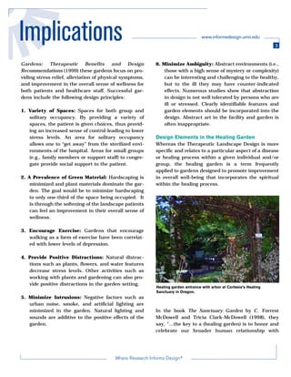 Healing by Design: Healing Gardens and Therapeutic Landscapes | PDF