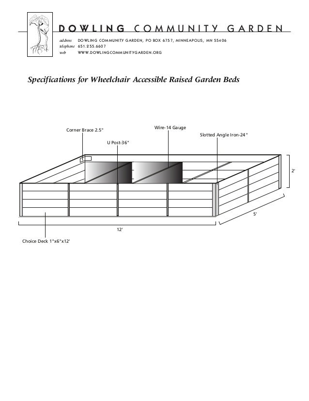 Building Wheelchair Accessible Raised Garden Beds