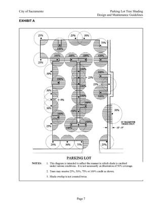 Parking Lot Tree Shading Design and Maintenance Guidelines | PDF