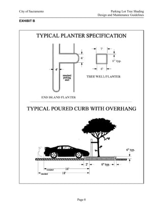Parking Lot Tree Shading Design and Maintenance Guidelines | PDF