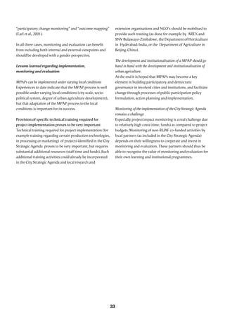 Action Planning for Sustainable Urban Agriculture Development | PDF