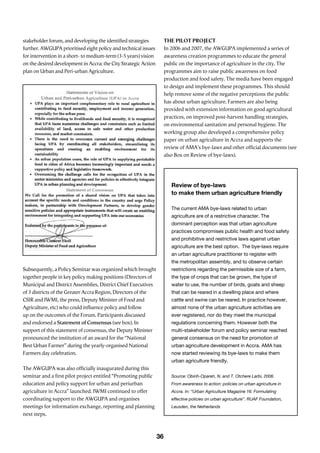 Action Planning for Sustainable Urban Agriculture Development | PDF