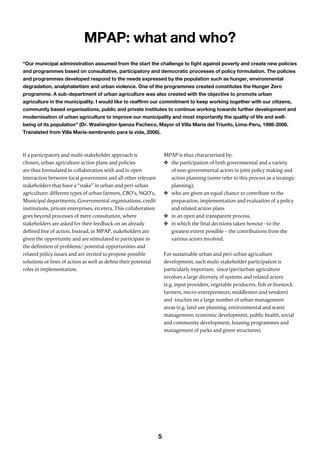 Action Planning for Sustainable Urban Agriculture Development | PDF