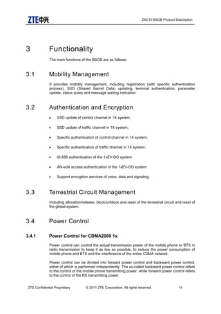 Zxc10 bscb product description | PDF