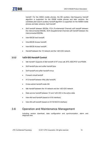 Zxc10 bscb product description | PDF