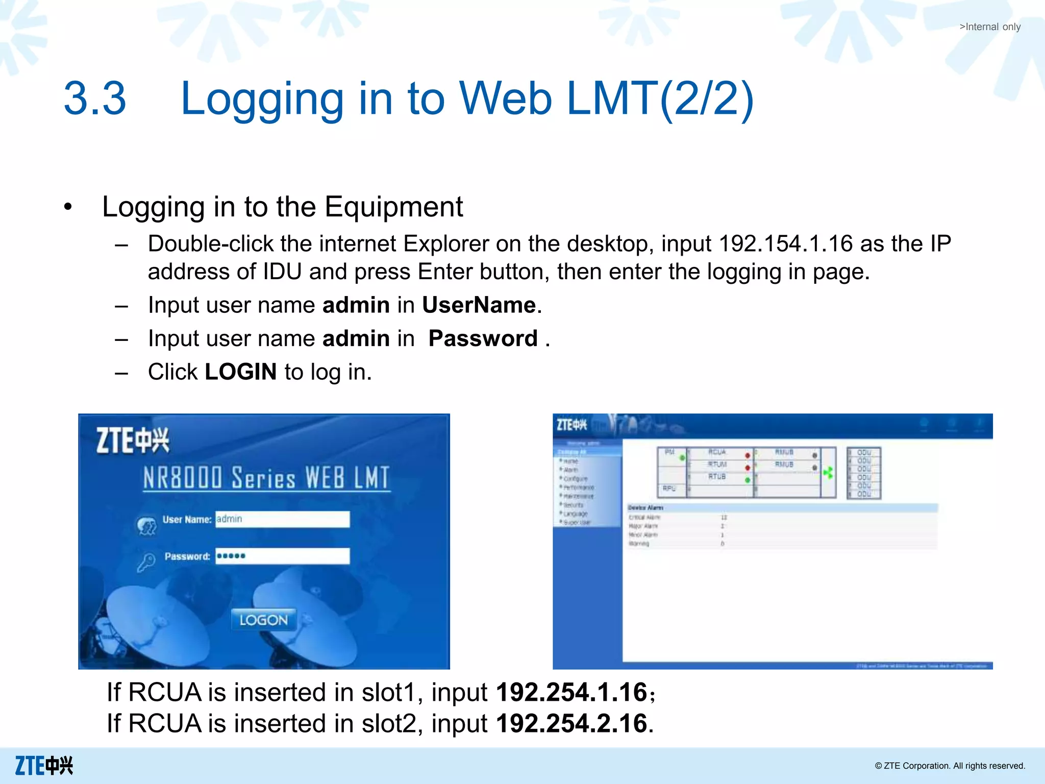 Zxmw nr8250 v1.00 commissioning guide ¸±±¾ | PPTX