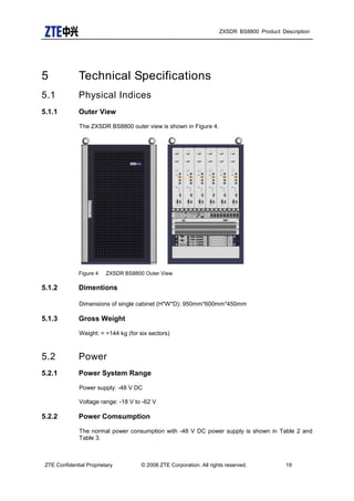 Zxsdr bs8800 product description | PDF