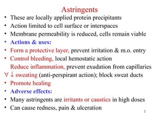 2. astringents & keratolytics | PPT