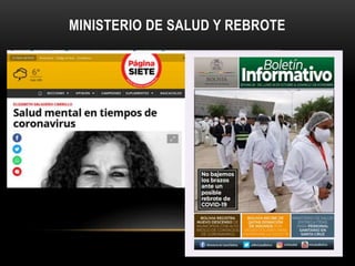 MINISTERIO DE SALUD Y REBROTE
 