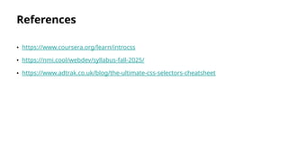 CSS (Cascading Style Sheet) week 2 class 2-1.pptx