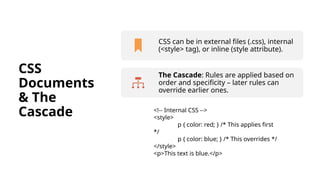 CSS (Cascading Style Sheet) week 2 class 2-1.pptx