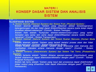 Analisis Sistem Informasi [Materi I] | PPT