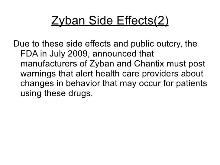 Zyban Side Effects Tinnitus