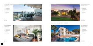63
PLAYA DEL CURA
TORREVIEJA
□□ 3 bedrooms
□□ 2 bathrooms
□□ 119 m2
□□ ¤ 239.000
ZY-047
PUNTA PRIMA
TORREVIEJA
□□ 3 bedrooms
□□ 1 bathrooms
□□ 85 m2
□□ ¤ 138.000
ZY-050
VILLAMARTIN
ORIHUELA COSTA
□□ 3 bedrooms
□□ 3,5 bathrooms
□□ 160 m2
□□ ¤ 435.000
CA-VL-033
LAS COLINAS GOLF
ORIHUELA COSTA
□□ 4 bedrooms
□□ 3,5 bathrooms
□□ 190,33 m2
□□ ¤ 625.000
CA-VL-026
More info at WWW.Z-YACHTING.COM
 