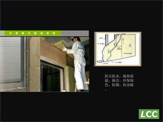 防火防水，隔热保温，隔音。环保绿色，防腐，防虫蚁。   