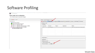 Software Profiling
Vincent Claes
 