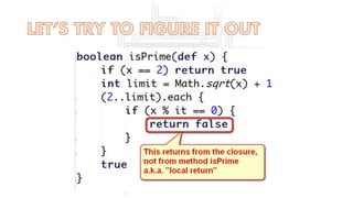 The groovy puzzlers (as Presented at Gr8Conf US 2014)
