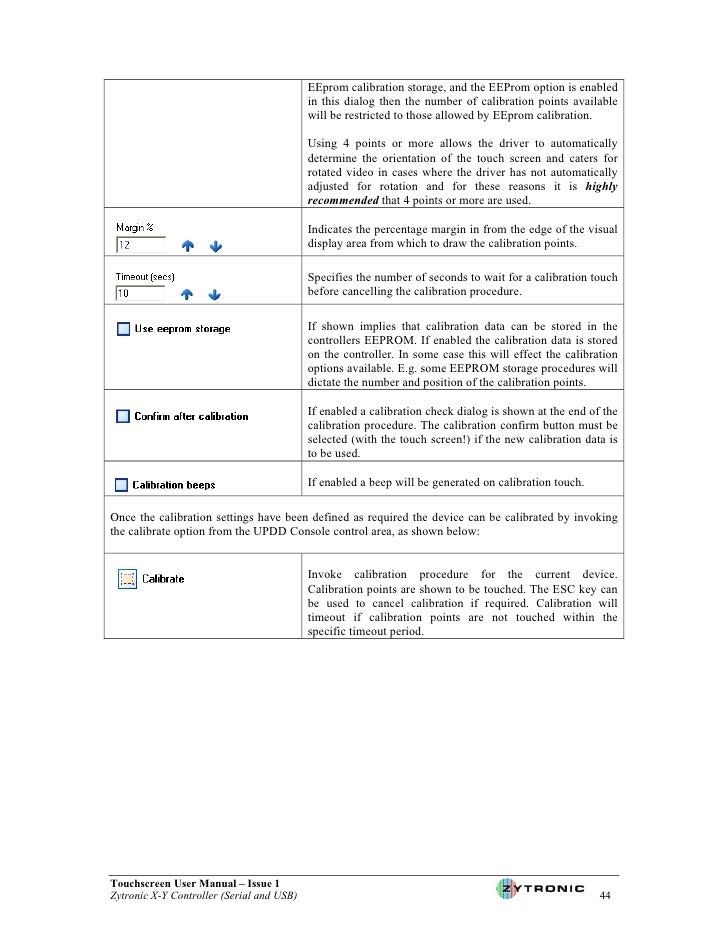Updd calibrate utility