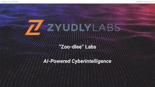 Zyudly Labs Pitch Deck