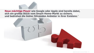 www.FutureManagementGroup.com 24Digitale Disruption und neue Anbieter
Neue mächtige Player wie Google oder Apple sind bereits dabei,
sich ein großes Stück vom Smart-Home-Markt zu sichern,
und bedrohen die bisher führenden Anbieter in ihrer Existenz.
35
 