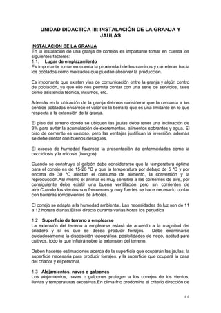 CRIANZA DE CONEJOS DE CARNE