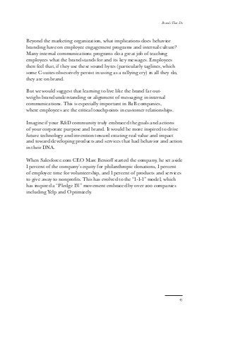 Brands That Do: Building Behavior Brands