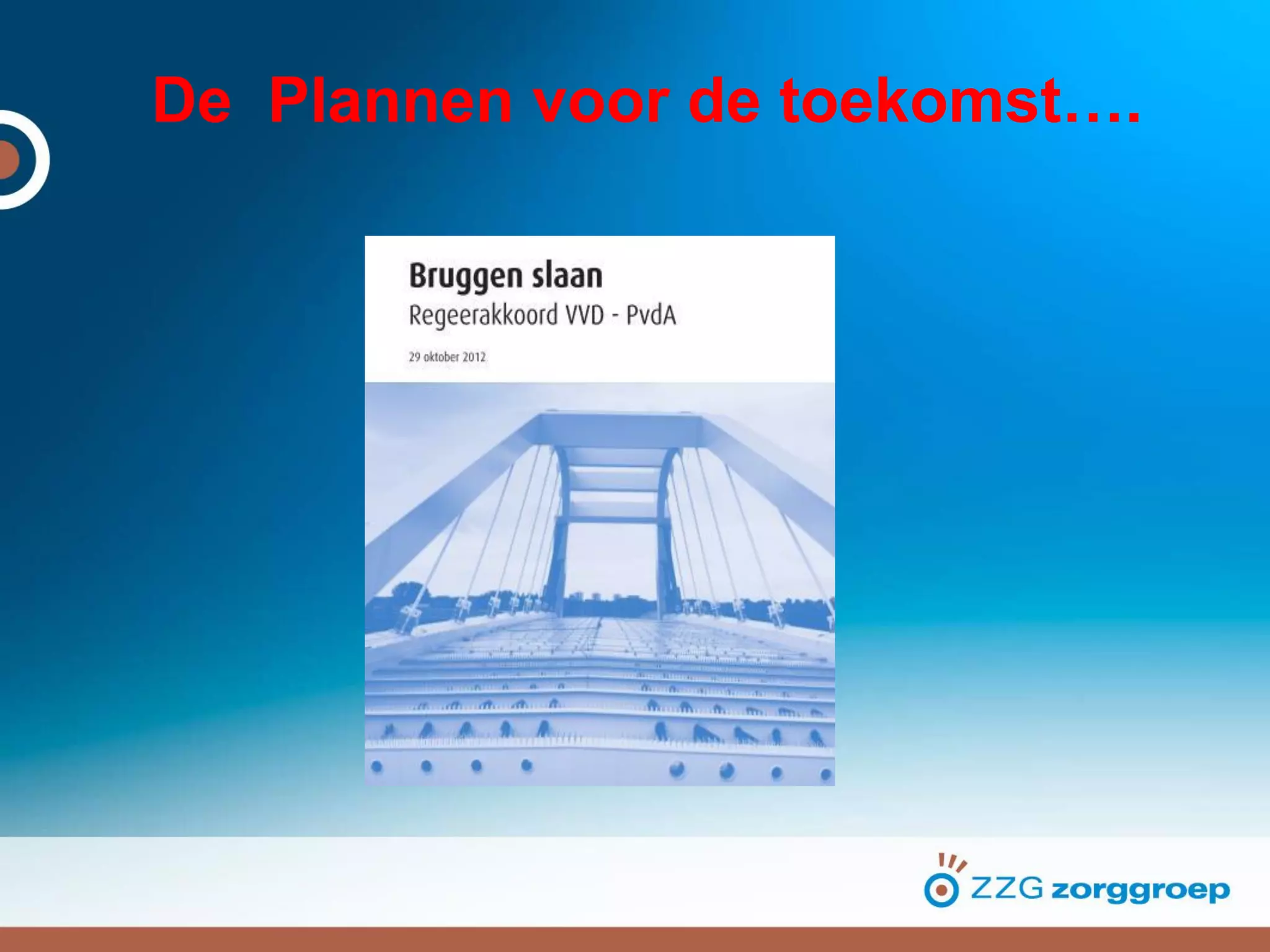De Plannen voor de toekomst….
 