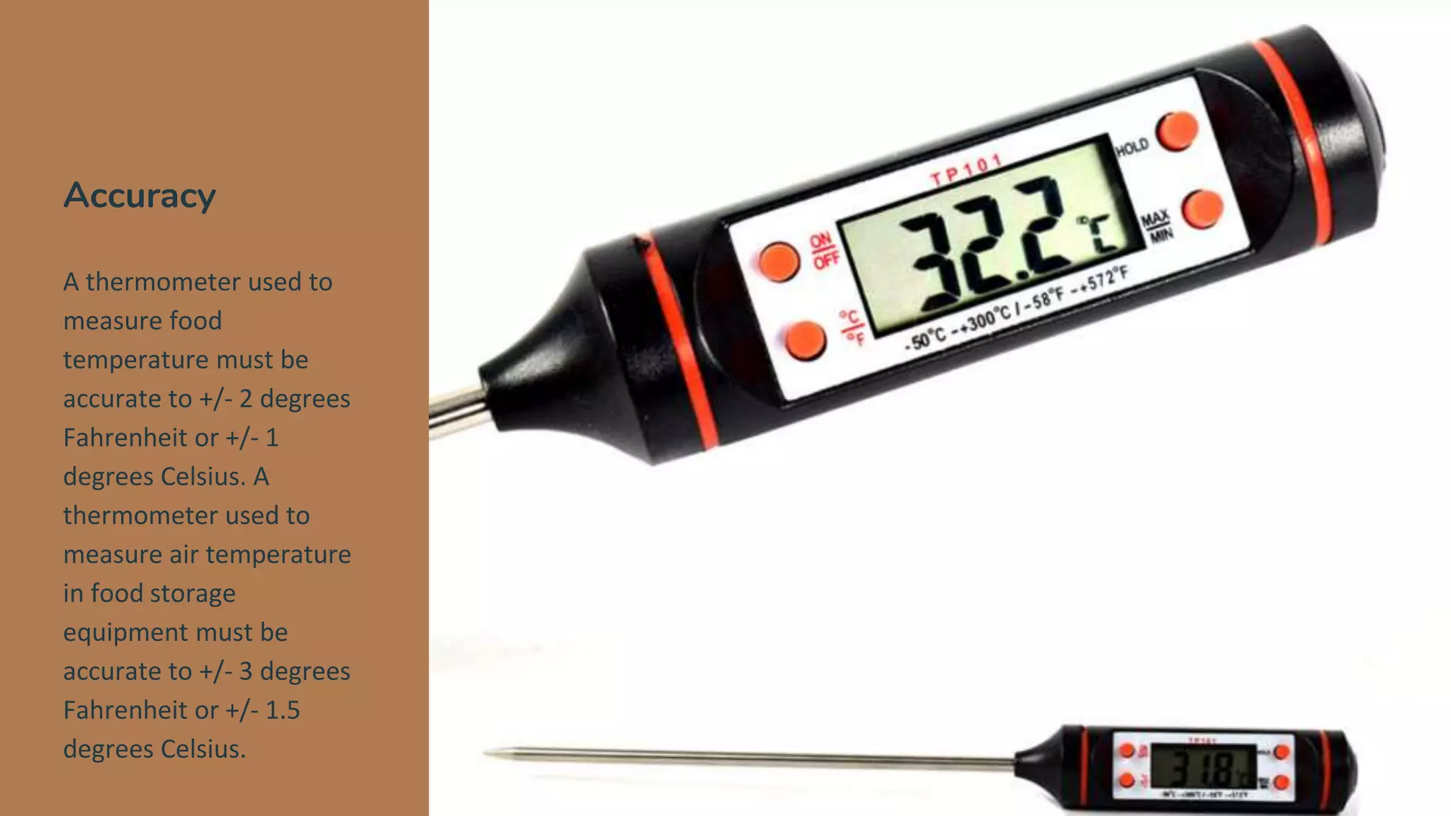 General thermometer guidelines for food safety | PPT