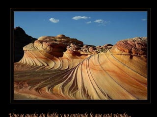 Uno se queda sin habla y no entiende lo que está viendo... 