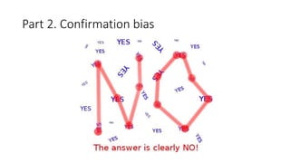 Part 2. Confirmation bias
 