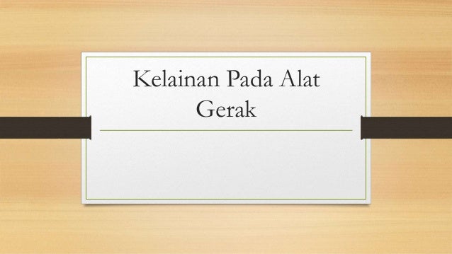Alat gerak pada manusia