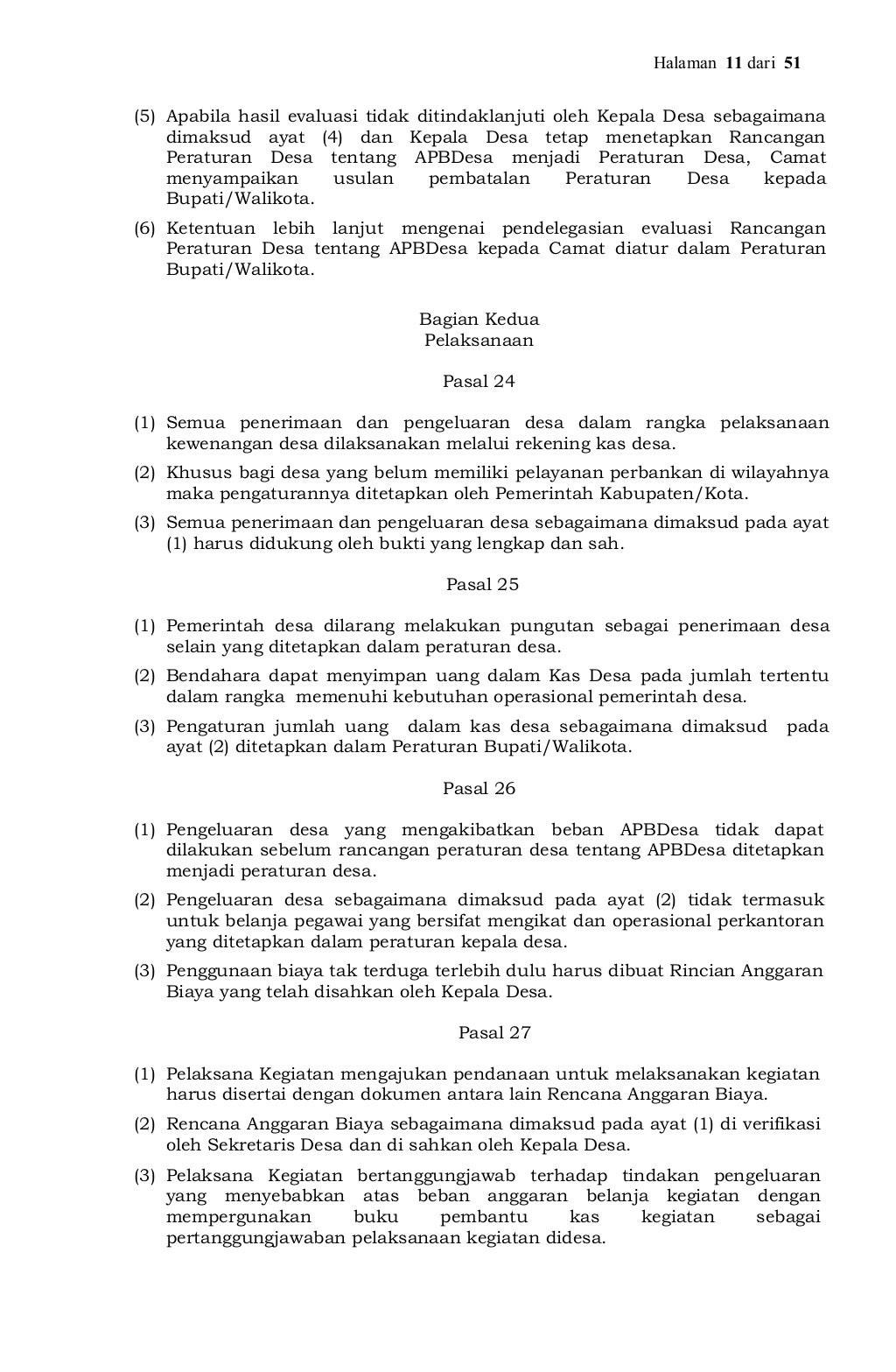 Permendagri 113th2014 Pengelolaan Keuangan Desa