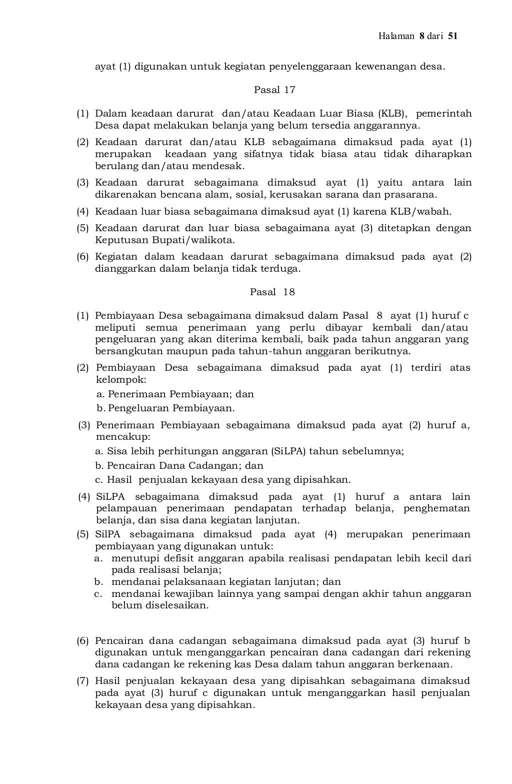 Permendagri 113th2014 Pengelolaan Keuangan Desa