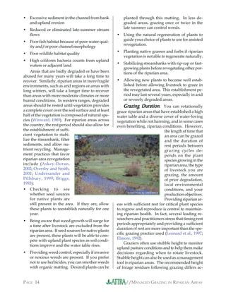 Managed Grazing in Riparian Areas