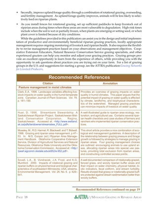 Managed Grazing in Riparian Areas