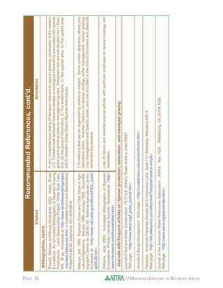 Managed Grazing in Riparian Areas