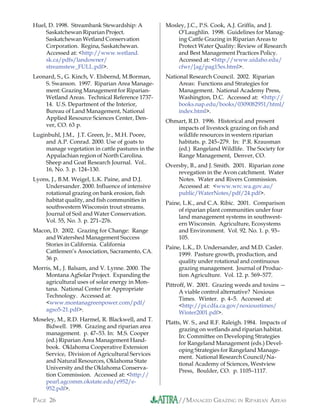 Managed Grazing in Riparian Areas