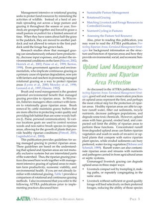 Managed Grazing in Riparian Areas