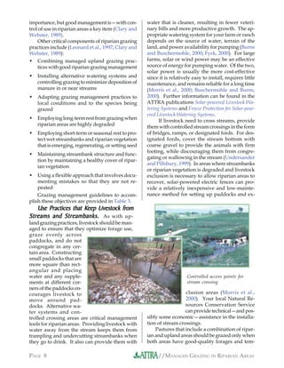 Managed Grazing in Riparian Areas