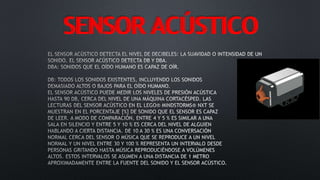 SSEENNSSORR AACCÚÚSSTTIICCO 
 